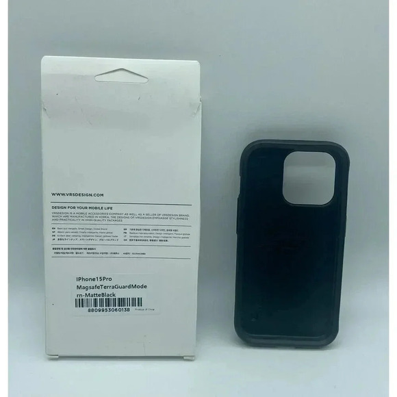 VRS DESIGN Terra Guard Modern MagSafe Case for iPhone 15 Pro 2023 Matte Black‎ - Picture 3 of 7